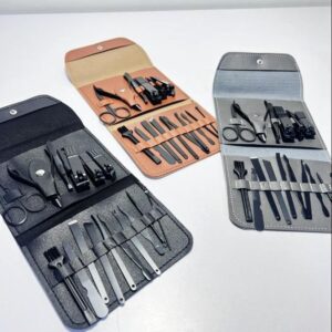 Kit Manicura y Pedicura 17 Piezas con Estuche