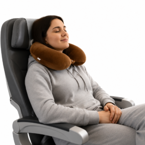 Almohada de Viaje Soporte Cervical Ergonómica en Forma de U