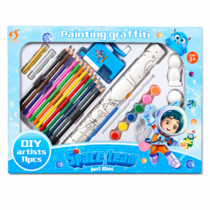 Set Kit de Arte Infantil para Colorear y Pintar Surtido
