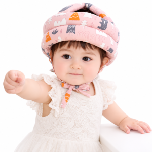 Casco protector acolchado ajustable para bebé