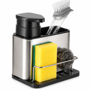 Dispensador de jabón para cocina en acero inoxidable