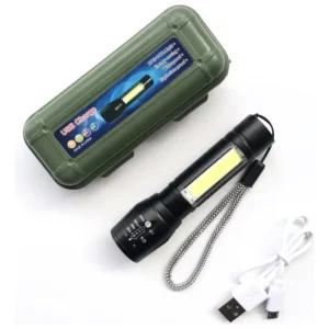 Mini linterna táctica recargable LED