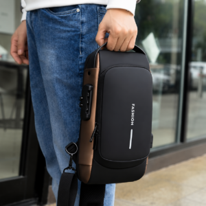 Morral antirrobo impermeable con puerto USB